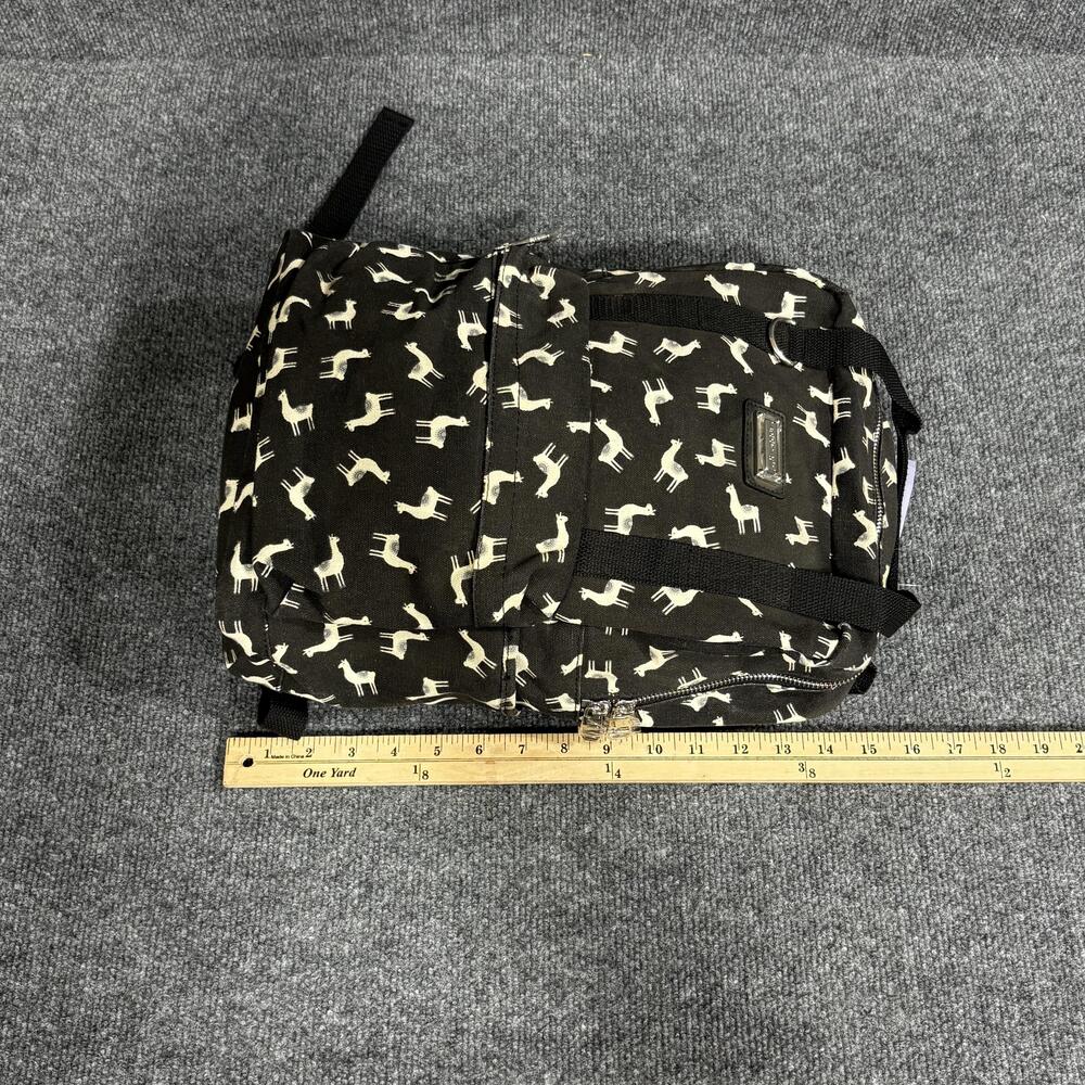Madden Girl Backpack Womens Llama Print Casual School Bookbag MG-4572 - Picture 9 of 14